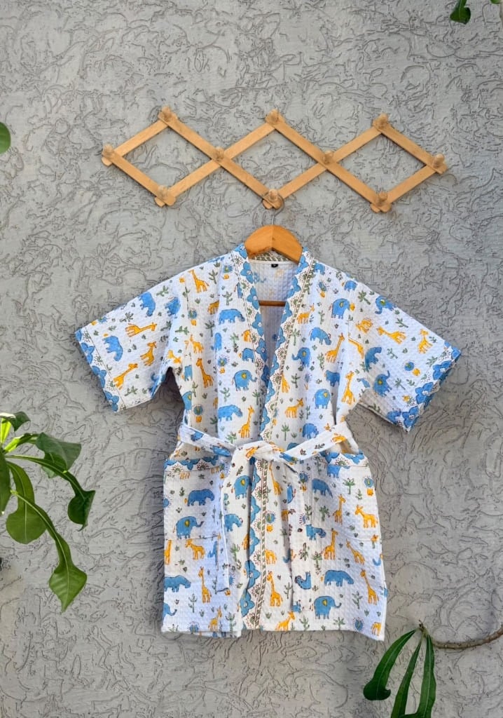 Whale Dream Kids Robe